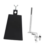 Maxbell Bass Drum Cowbell with Clamp Kids Instrument for Concert Celebration Wedding