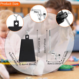 Maxbell Bass Drum Cowbell with Clamp Kids Instrument for Concert Celebration Wedding