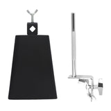 Maxbell Bass Drum Cowbell with Clamp Kids Instrument for Concert Celebration Wedding