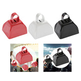 Maxbell Metal Cowbell 2.91x2.36x2.95inch Cow Bell for Graduation Baseball Team Party Red