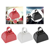 Maxbell Metal Cowbell 2.91x2.36x2.95inch Cow Bell for Graduation Baseball Team Party Red