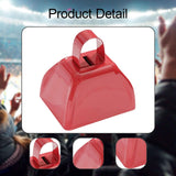 Maxbell Metal Cowbell 2.91x2.36x2.95inch Cow Bell for Graduation Baseball Team Party Red