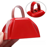Maxbell Metal Cowbell 2.91x2.36x2.95inch Cow Bell for Graduation Baseball Team Party Red