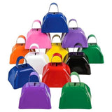 Maxbell Metal Cowbell 2.91x2.36x2.95inch Cow Bell for Graduation Baseball Team Party White