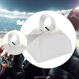 Maxbell Metal Cowbell 2.91x2.36x2.95inch Cow Bell for Graduation Baseball Team Party White