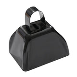 Maxbell Metal Cowbell 2.91x2.36x2.95inch Cow Bell for Graduation Baseball Team Party Black
