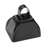Maxbell Metal Cowbell 2.91x2.36x2.95inch Cow Bell for Graduation Baseball Team Party Black