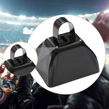 Maxbell Metal Cowbell 2.91x2.36x2.95inch Cow Bell for Graduation Baseball Team Party Black