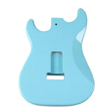 Maxbell Electric Guitar Body DIY Wood Instrument Accessory Trendy Blue Guitar Barrel