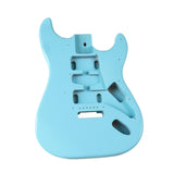 Maxbell Electric Guitar Body DIY Wood Instrument Accessory Trendy Blue Guitar Barrel