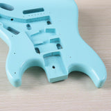 Maxbell Electric Guitar Body DIY Wood Instrument Accessory Trendy Blue Guitar Barrel