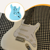 Maxbell Electric Guitar Body DIY Wood Instrument Accessory Trendy Blue Guitar Barrel