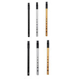 Maxbell Penny Whistle Flute Portable Easily Clean 6 Hole Kids Beginners Music Lovers D Key gold