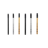 Maxbell Penny Whistle Flute Portable Easily Clean 6 Hole Kids Beginners Music Lovers D Key gold