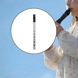 Maxbell Penny Whistle Flute Portable Easily Clean 6 Hole Kids Beginners Music Lovers D Key argent