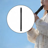 Maxbell Penny Whistle Flute Portable Easily Clean 6 Hole Kids Beginners Music Lovers D Key black