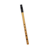 Maxbell Penny Whistle Flute Portable Easily Clean 6 Hole Kids Beginners Music Lovers C Key gold