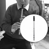 Maxbell Penny Whistle Flute Portable Easily Clean 6 Hole Kids Beginners Music Lovers C Key argent