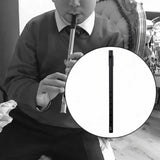 Maxbell Penny Whistle Flute Portable Easily Clean 6 Hole Kids Beginners Music Lovers C Key black