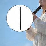 Maxbell Penny Whistle Flute Portable Easily Clean 6 Hole Kids Beginners Music Lovers C Key black