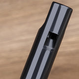 Maxbell Penny Whistle Flute Portable Easily Clean 6 Hole Kids Beginners Music Lovers C Key black