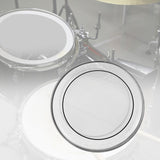 Maxbell Drum Head Percussion Instrument Parts Jazz Drum Accessories Sturdy Drum Skin 6inch Clear Double Layer