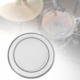 Maxbell Drum Head Percussion Instrument Parts Jazz Drum Accessories Sturdy Drum Skin 6inch Clear Double Layer