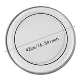 Maxbell Drum Head Percussion Instrument Parts Jazz Drum Accessories Sturdy Drum Skin 16inch Clear Double Layer