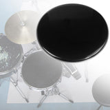 Maxbell Drum Head Percussion Instrument Parts Jazz Drum Accessories Sturdy Drum Skin 11inch Black