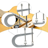 Maxbell Guitar Bridge Clamp Acosutic Guitar Bridge Endpins for Acoustic Guitar Maker