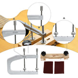 Maxbell Guitar Bridge Clamp Practical Luthier Gadget for Acoustic Guitar Attachments