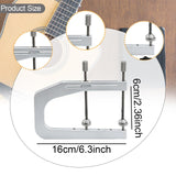 Maxbell Guitar Bridge Clamp Practical Luthier Gadget for Acoustic Guitar Attachments