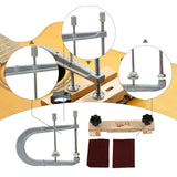 Maxbell Guitar Bridge Clamp Professional Luthier Gadget for Acoustic Guitar Fittings