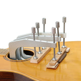 Maxbell Acoustic Guitar Bridge Clamp Portable for Classical Folk Guitars Repair Tool
