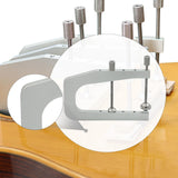 Maxbell Acoustic Guitar Bridge Clamp Portable for Classical Folk Guitars Repair Tool