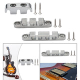 Maxbell String Retainer Metal with Screws for Electric Guitars Classical Guitar Bass 2.45CM