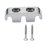 Maxbell String Retainer Metal with Screws for Electric Guitars Classical Guitar Bass 2.45CM
