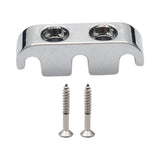 Maxbell String Retainer Metal with Screws for Electric Guitars Classical Guitar Bass 2.45CM