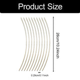 Maxbell 10Pcs Guitar Fret Wires Fretwire Professional Musical Instrument Accessories 2.9mm