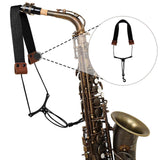 Maxbell Saxophone Neck Strap Sturdy Black Universal Practical with Adjustable Length