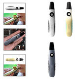 Maxbell Mini Kazoo with 10x Flute Diaphragms Easy to Play for Travel Adjustable Tone White