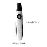 Maxbell Mini Kazoo with 10x Flute Diaphragms Easy to Play for Travel Adjustable Tone White