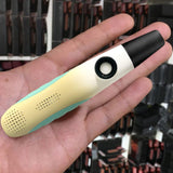 Maxbell Mini Kazoo with 10x Flute Diaphragms Easy to Play for Travel Adjustable Tone Yellow White