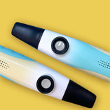 Maxbell Mini Kazoo with 10x Flute Diaphragms Easy to Play for Travel Adjustable Tone Yellow White