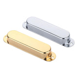 Maxbell 3Pcs Guitar Pickup Cover Parts Single Coil Pickup Covers for Electric Guitar silver