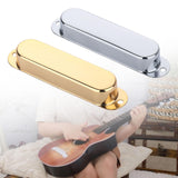 Maxbell 3Pcs Guitar Pickup Cover Parts Single Coil Pickup Covers for Electric Guitar silver