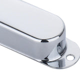 Maxbell 3Pcs Guitar Pickup Cover Parts Single Coil Pickup Covers for Electric Guitar silver