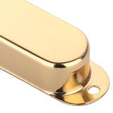 Maxbell 3Pcs Guitar Pickup Cover Parts Single Coil Pickup Covers for Electric Guitar gold