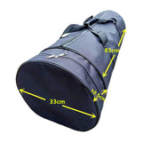 Maxbell Drum Hardware Bag for Transport Portable Black Heavy Duty Drum Accessory Bag