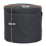 Maxbell Bass Drum Bag Percussion Instrument Waterproof Thickened Soft Padded Gig Bag 62cmx50cm